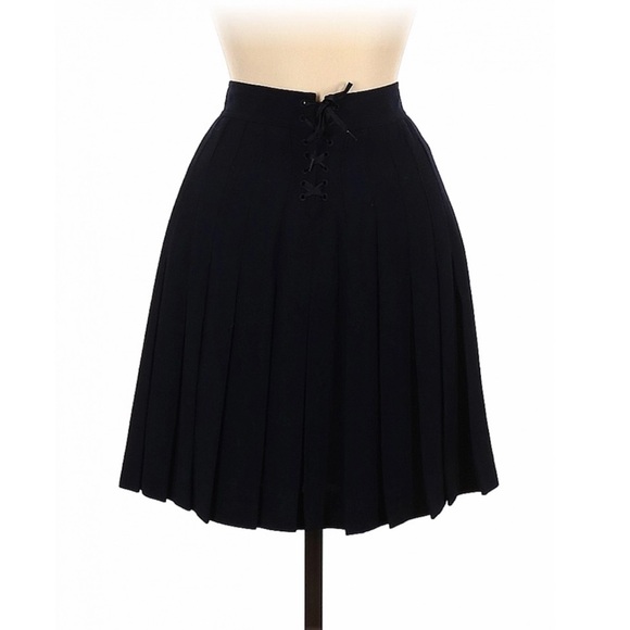 Ralph Lauren sailor skirt double Breasted gold buttons pleated high waisted - Picture 2 of 5